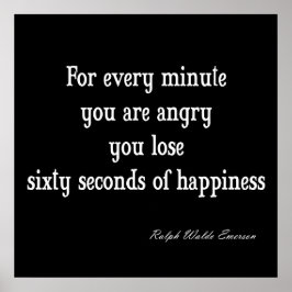  Emerson Inspirerend Geluk Citaat Poster