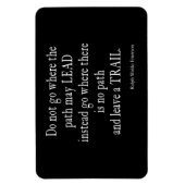 Emerson Inspirerend Leadership Quote Magneet (Verticaal)