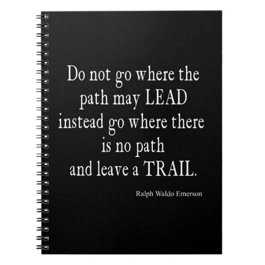  Emerson Inspirerend Leadership Quote Notitieboek (Voorkant)