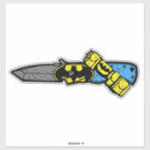 Emerson Knives CQC-7 Bat Utility Knife Sticker (Vel)