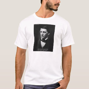Emerson "Leven is Feest" Citaat Cadeaus T-shirts M