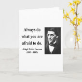 Emerson Quote 10b Kaart (Gele Bloem)