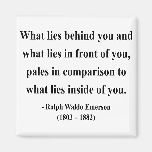 Emerson Quote 2a Magneet (Voorkant)