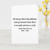 Emerson Quote 3a Kaart (Gele Bloem)