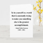 Emerson Quote 4a Kaart (Gele Bloem)