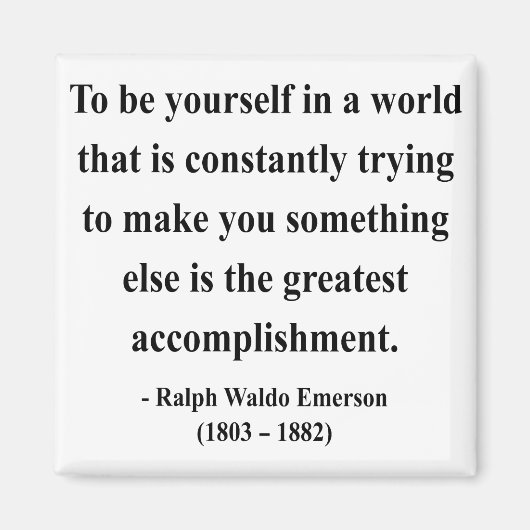 Emerson Quote 4a Magneet (Voorkant)