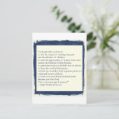 Emerson Quote Briefkaart (Staand voorkant)