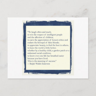 Emerson Quote Briefkaart