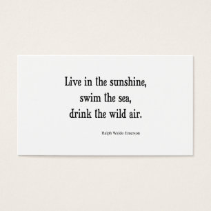 Emerson vintage vivent dans la citation de soleil