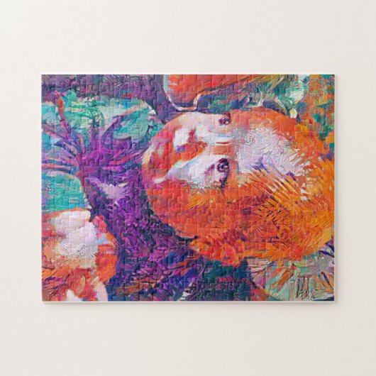 émerveillement aux yeux d'un bébé puzzle fantaisis (Horizontal)