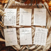 EMERY Whimsi Word Scramble Baby shower Carte de je