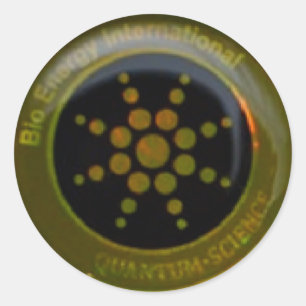 EMF Quantum Science Shield-Stickers Ronde Sticker
