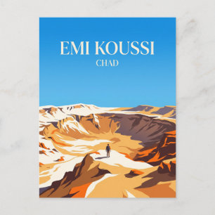 Emi Koussi vulkaan Tsjaad Briefkaart