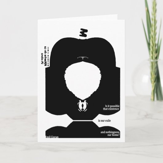 Emil Cioran Quote Kaart (Voorkant)