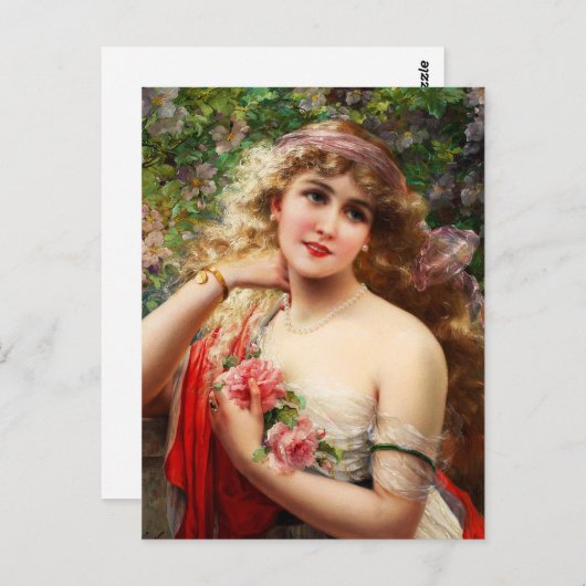 Emile Vernon Spring Briefkaart (Voorkant / Achterkant)