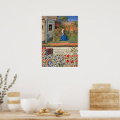 Emilia in de middeleeuwse verlichting van Rosegard Poster (Keuken)