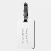 Emilia Romagna Vlag Italië Retro Regio Kaart Bagagelabel (Achterkant verticaal)