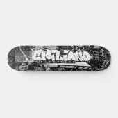 Emiliano Graffiti aangepast skateboard (Horizontaal)