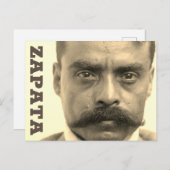 Emiliano Zapata Briefkaart (Voorkant / Achterkant)