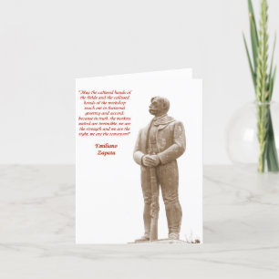 Emiliano Zapata quote 2 briefkaart