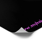 Emilicum regenboogvaar Poster (Hoek)