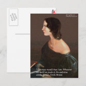 Emily Brontë "Âmes semblables" Cadeaux et Cartes d (Devant / Derrière)