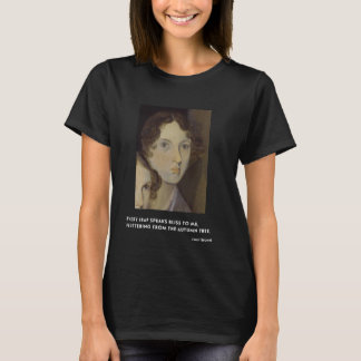 Emily Bronte Elk blaadje spreekt me een gelukzalig T-shirt