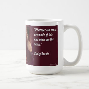 Emily Brontë & Famous Our Souls Citaat Koffiemok