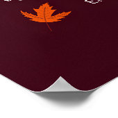 Emily Bronte herfstcitaat Poster (Hoek)