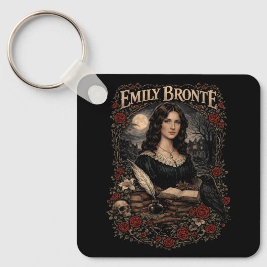 Emily Brontë Sleutelhanger (Voorkant)