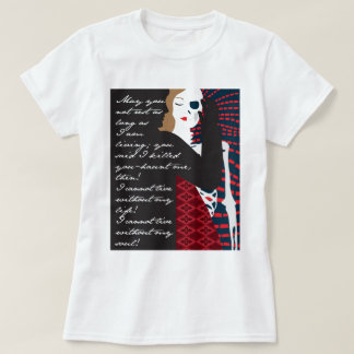 Emily Bronte/Wuthering Height-cadeauontwerp met q T-shirt