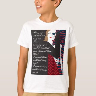 Emily Bronte/Wuthering Height-cadeauontwerp met q T-shirt