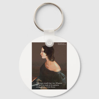 Emily Brontë "Zielen Eender" Liefdes Citaat Cadeau Sleutelhanger