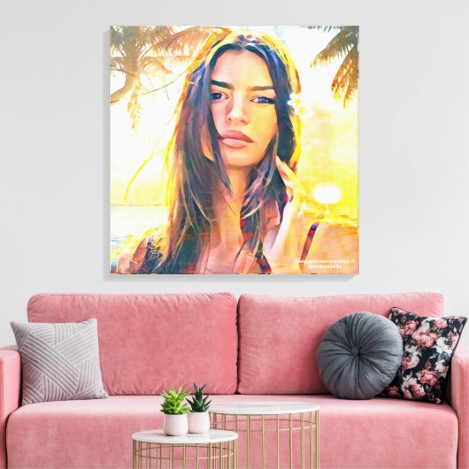 Emily Canvas Print (Insitu (Woonkamer))