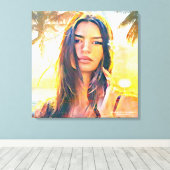 Emily Canvas Print (Insitu (Houten vloer))