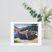 Emily Carr #2 - Carte postale d'art fin (Debout devant)