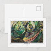 Emily Carr #6 - Carte postale d'art fin (Devant / Derrière)