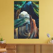 Emily Carr - Forest, Brits-Columbia Canvas Afdruk (Insitu (Woonkamer))