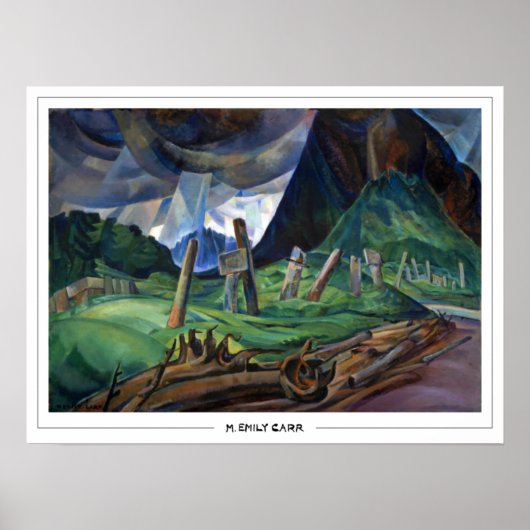 Emily Carr Zedign Art Poster #329 (Voorkant)