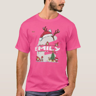 Emily Christmasw Emily Name voor grappige Kerstmis T-shirt