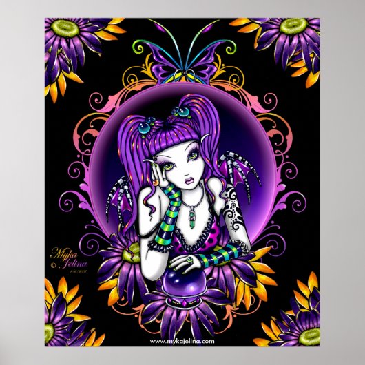 Emily Crystal Ball Flower Rainbow Fairy Poster (Voorkant)