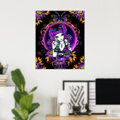 Emily Crystal Ball Flower Rainbow Fairy Poster (Thuiskantoor)