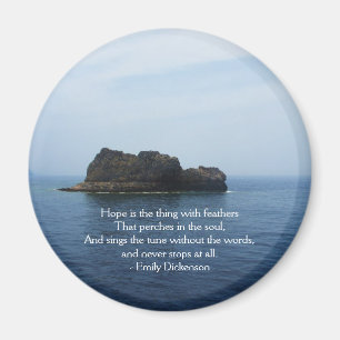 Emily Dickenson Inspirerend QUOTE voor genezing Magneet