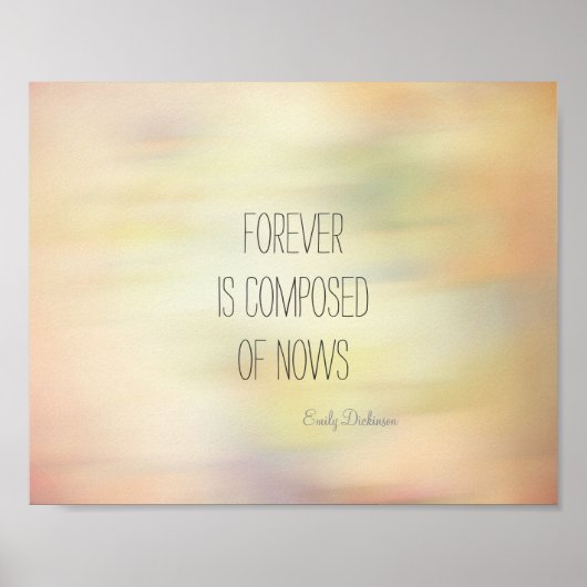 Emily Dickinson affiche de citation inspirante pou (Devant)