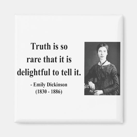 Emily Dickinson citaat 7b Magneet (Voorkant)
