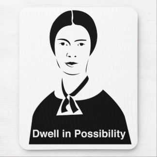 Emily Dickinson Dwell in Mogelijke Muismat