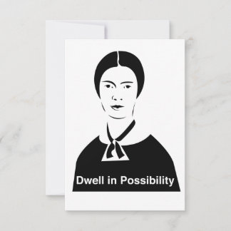 Emily Dickinson Dwell in Mogelijke uitnodigingen