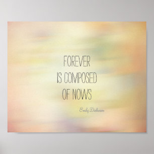 Emily Dickinson inspirerend citaat poster voor alt