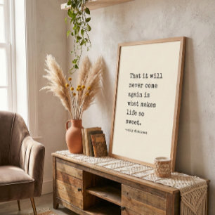Emily Dickinson Literaire Auteur Citaat Schrijfmac Poster