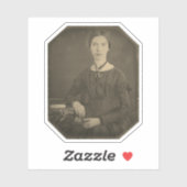 Emily Dickinson portret Sticker (Vel)